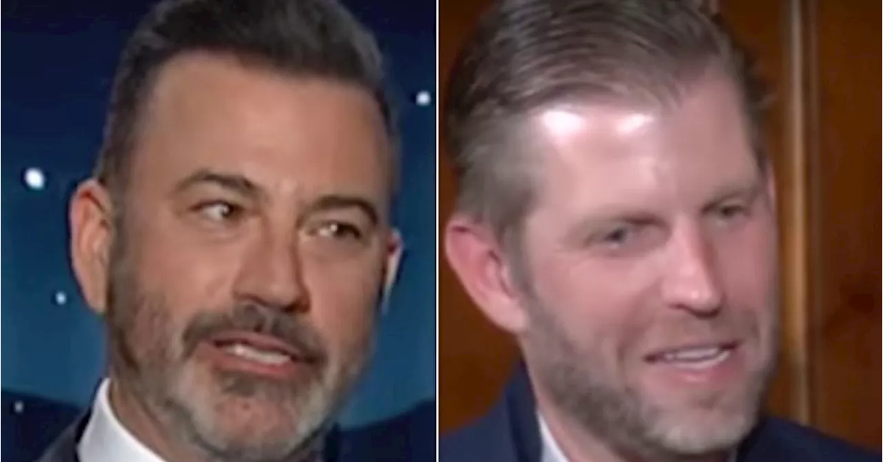 Jimmy Kimmel Busts 'Dips**t' Eric Trump For 'Threatening' A U.S. Ally On Video