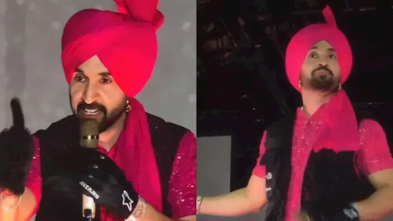 Video: स्टेज पर गाते-गाते अचानक गिर पड़े Diljit Dosanjh, बोले- 'भाई ऐसा मत करा करो यार'