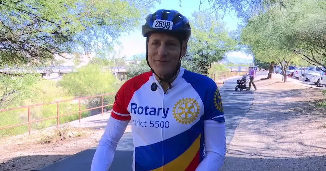 Cycling for a cause: Rotary International fundraising through El Tour for polio eradication