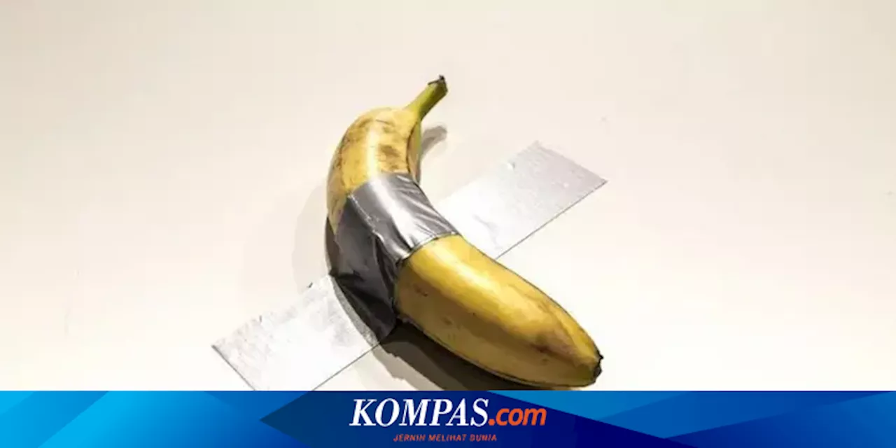 Karya Seni Pisang Ditempel Lakban Ini Laku Rp 98 Miliar