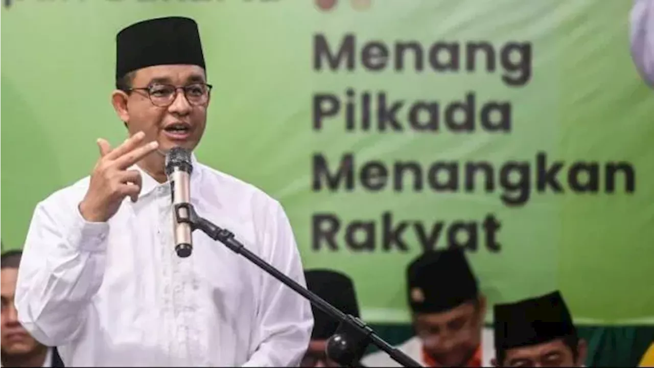 Anies Baswedan Beri 3 Pesan untuk Warga Jakarta Saat Deklarasi Dukung Pramono-Rano