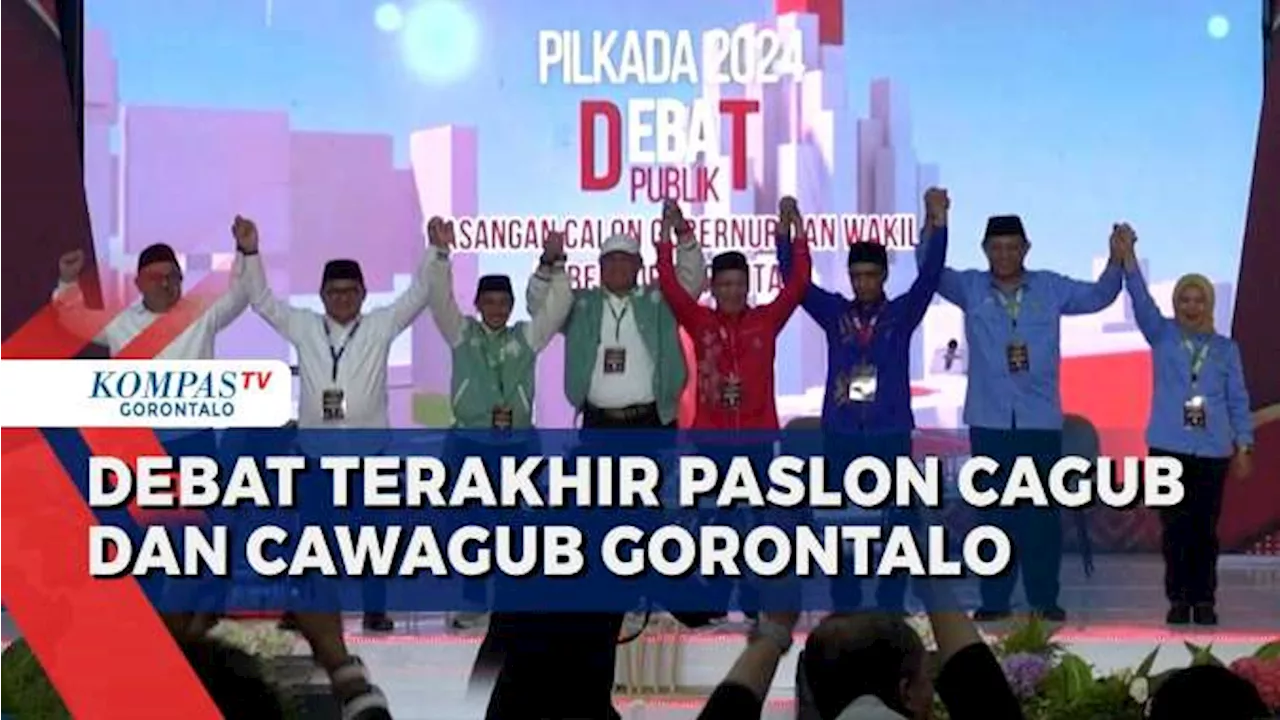 Debat Pamungkas Paslon Cagub dan Cawagub di Pilgub Gorontalo Berjalan Aman dan Lancar