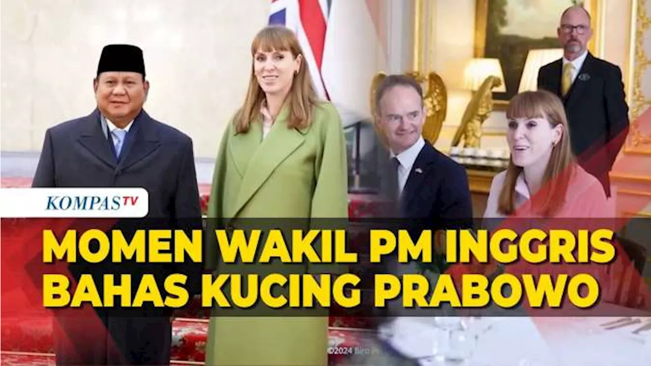 Momen Wakil PM Inggris Bahas Kucing Prabowo, hingga soal Gizi Anak