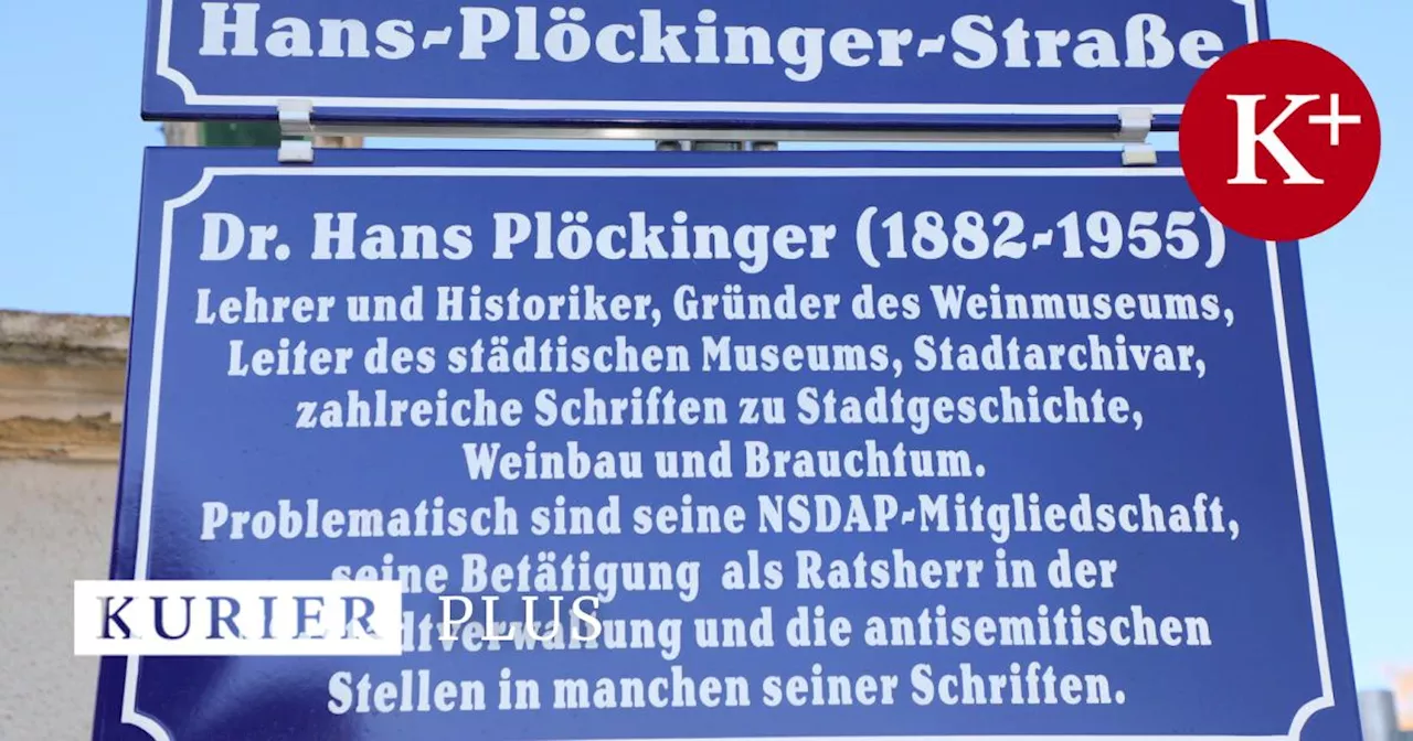 Warum die Hans-Plöckinger-Straße in Krems Erklärungsbedarf hat