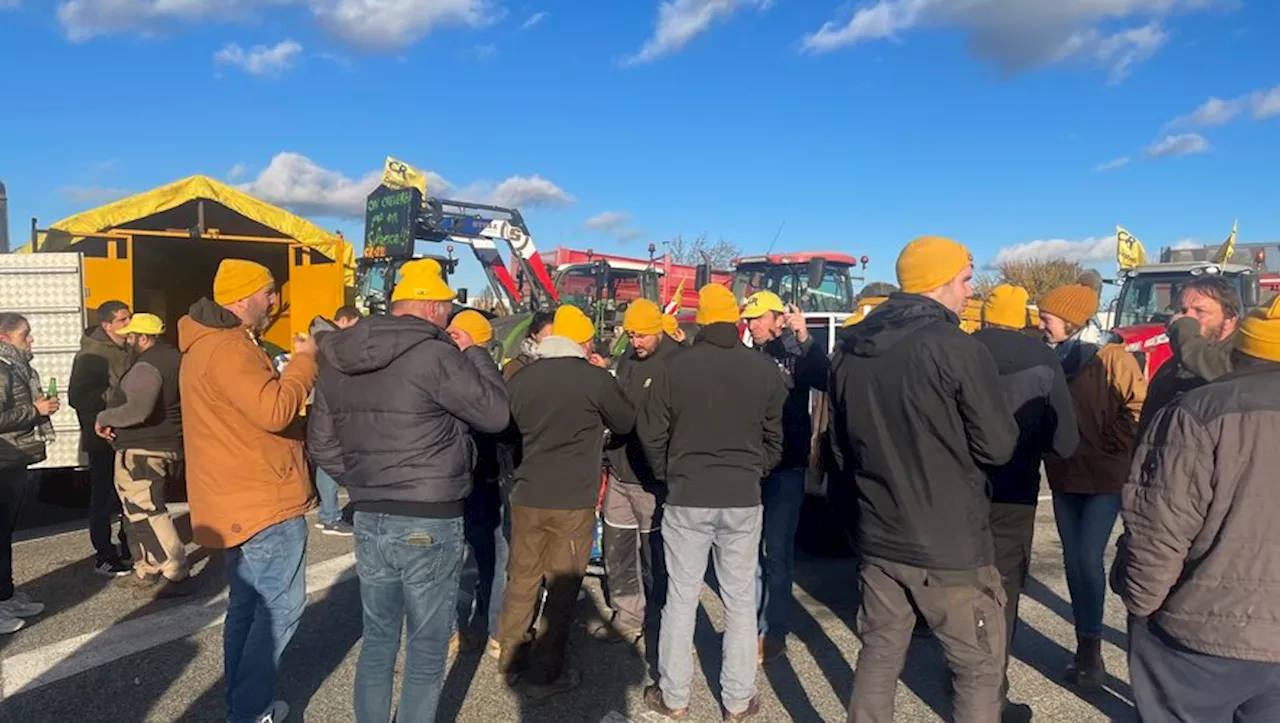 Colère des agriculteurs : des membres de la coordination rurale bloquent la plateforme d’approvisionnement de