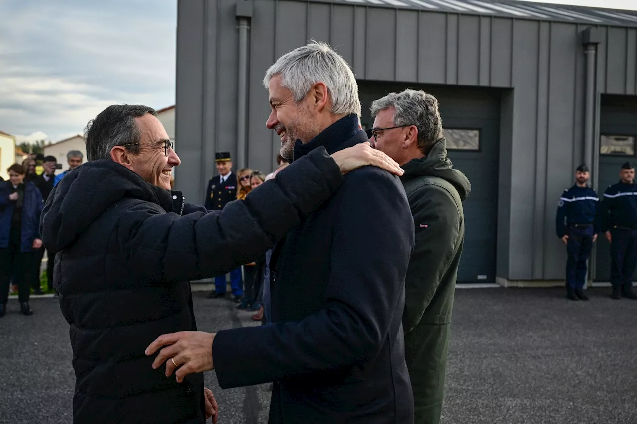 Retailleau et Wauquiez affichent leur bonne entente en Haute-Loire