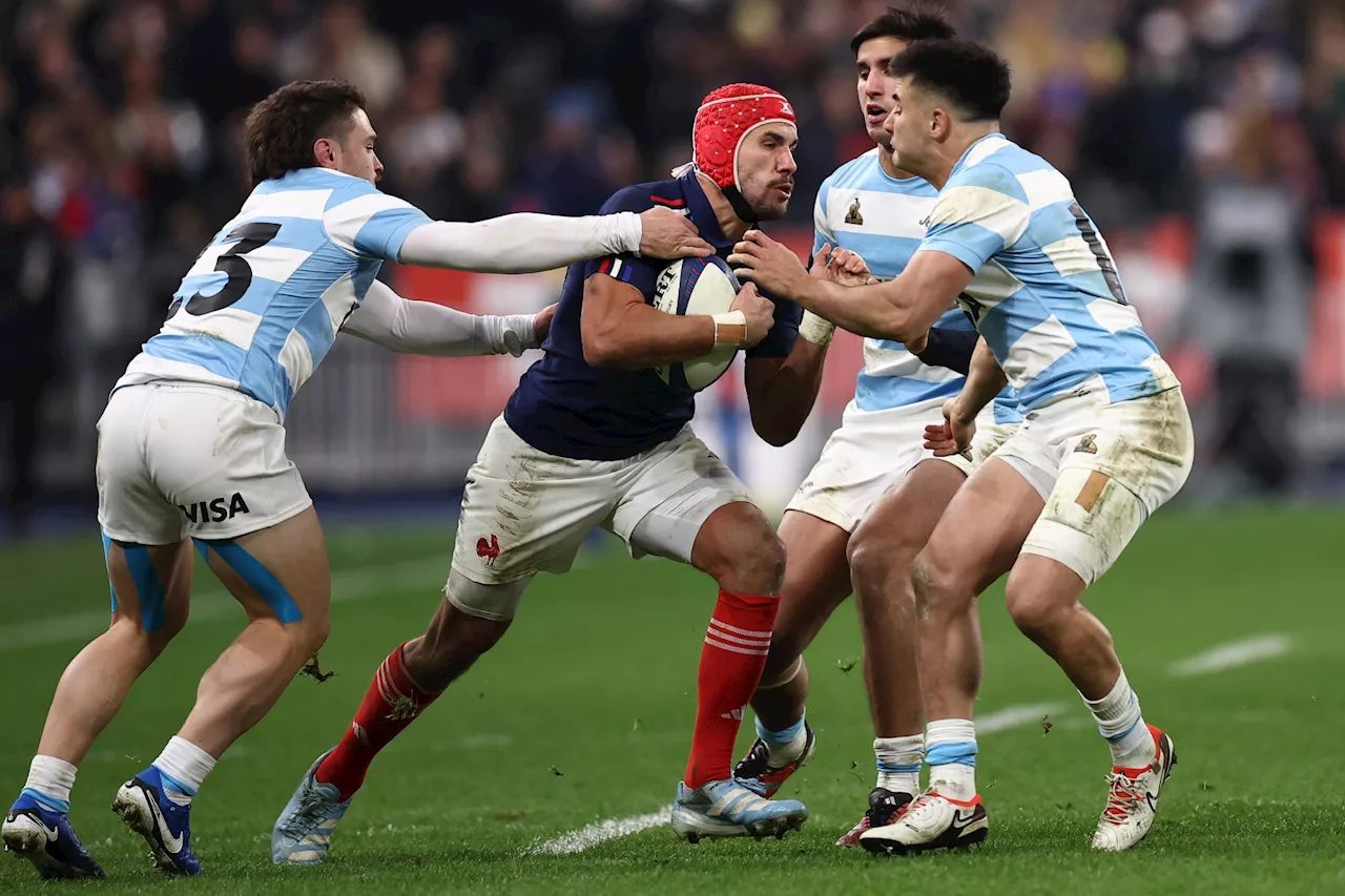 XV de France: les Bleus matent les Pumas pour finir l'année sur une bonne note