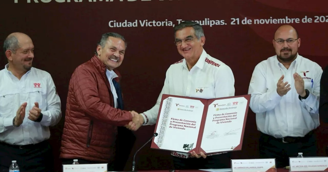 Inicia en Tamaulipas Programa de Vivienda para el Bienestar; se edificarán 43 mil casas