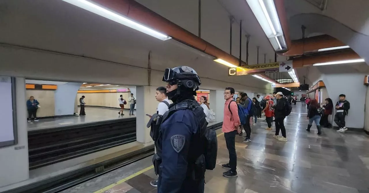 Manda Gobierno a “Panteras” de la SSC al Metro para mayor vigilancia