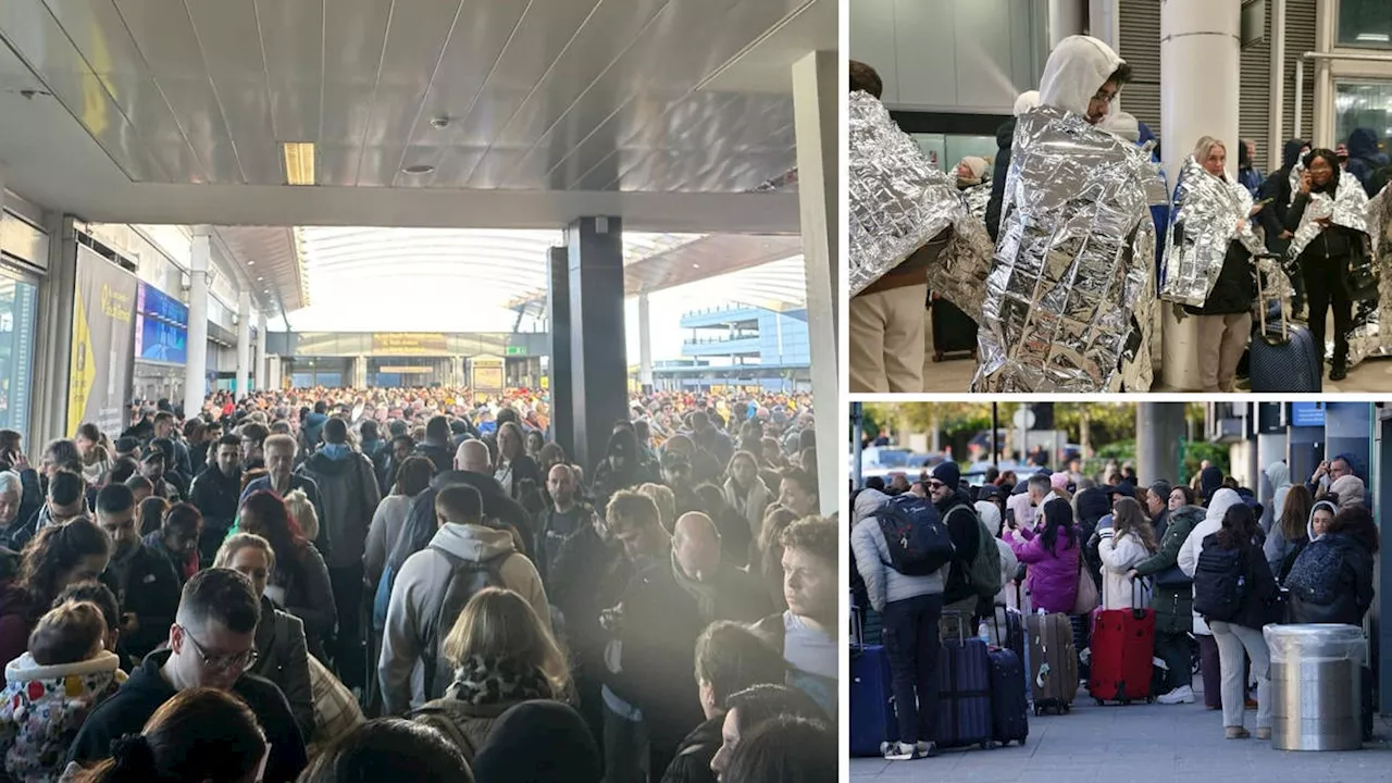 Two detained following Gatwick Airport bomb scare as police 'ramp up presence' in terminal