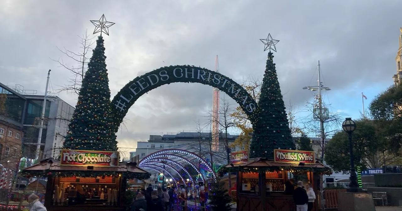 Leeds Christmas Markets 2024 food and drinks prices