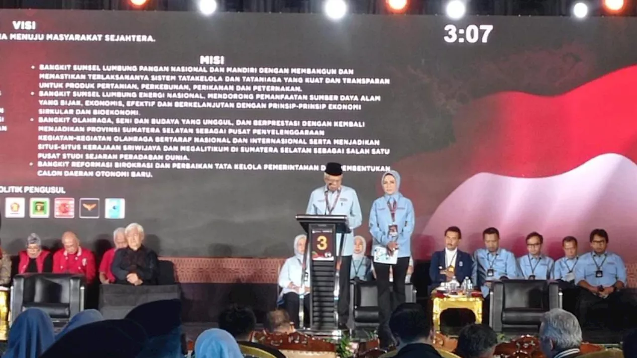 Debat Pilgub Sumsel, Paslon Apresiasi Media dan Bahas Kondisi Kumuh JSC Palembang