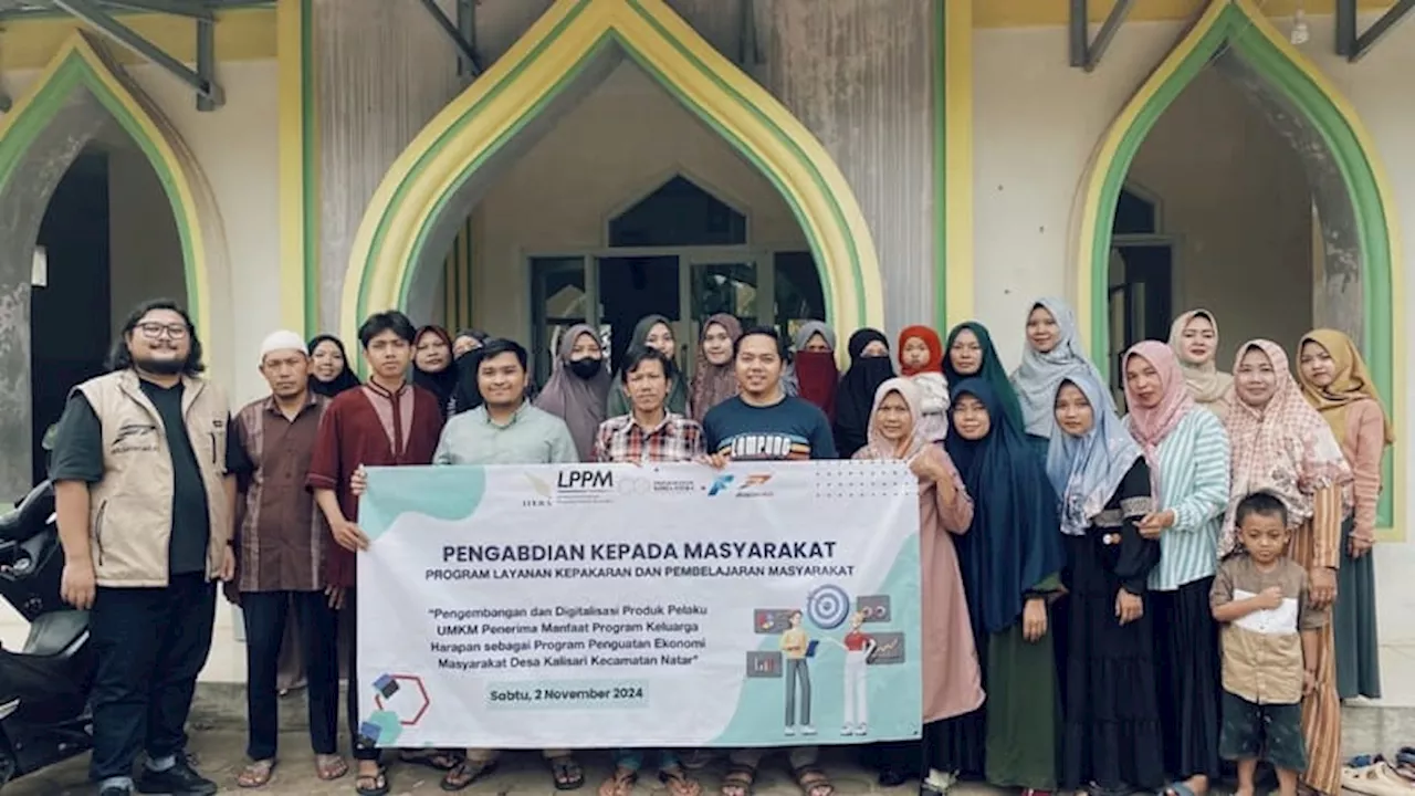 Program Penguatan Ekonomi MasyarakatITERA dan Akseleraksi Digitalisasi UMKM di Desa Kalisari, Lampung