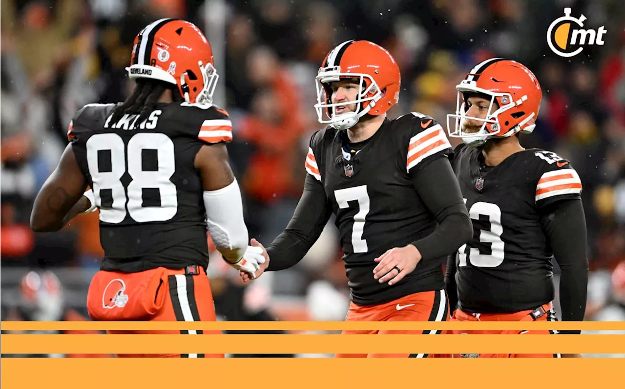 Browns vencen a Steelers en emocionante juego de la Semana 12