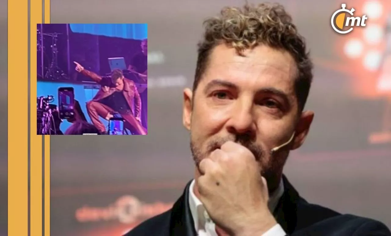 David Bisbal vive incómodo momento en pleno concierto: ¡Se le rompe el pantalón en el escenario!