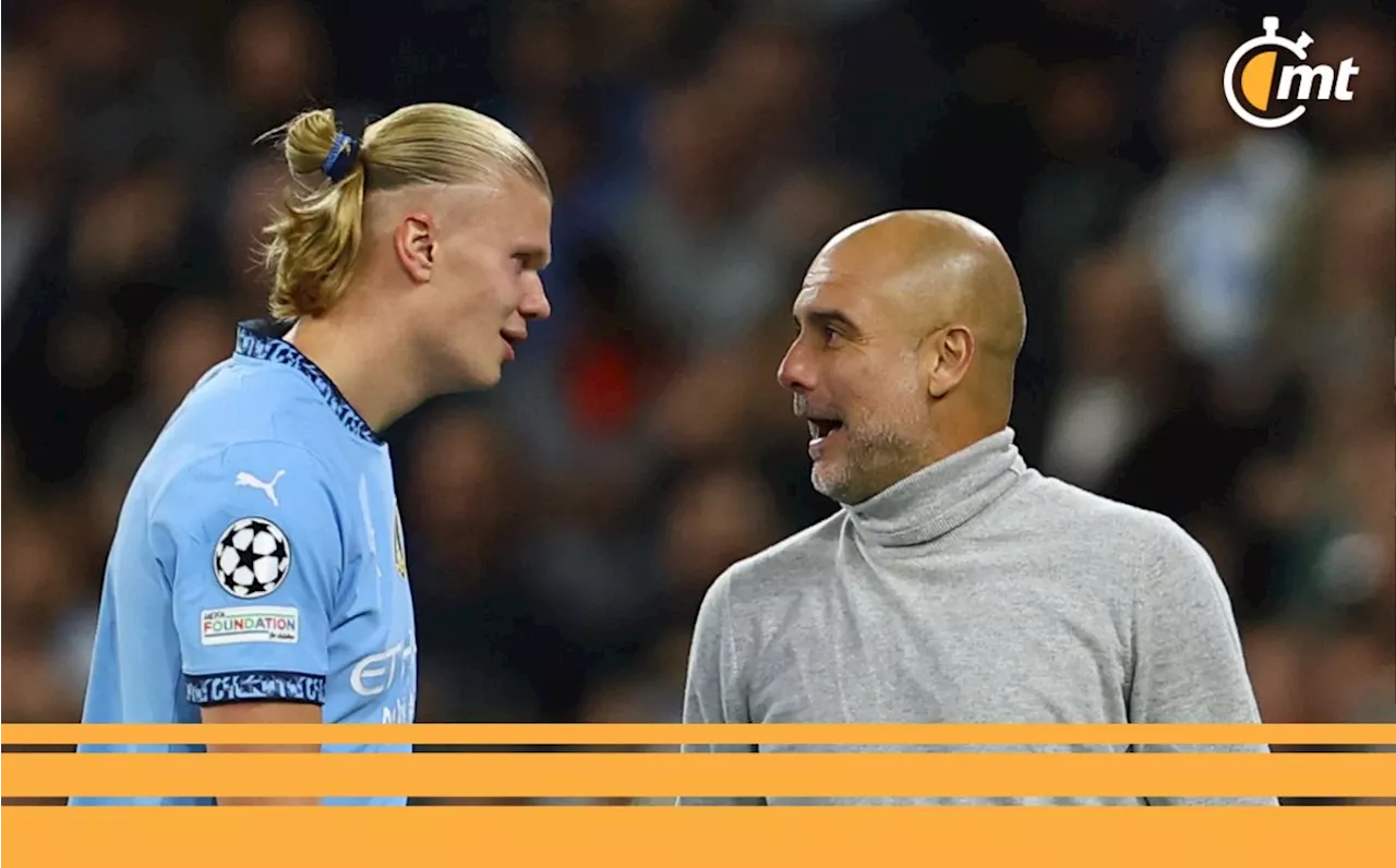 Erling Haaland se rinde ante Guardiola: Es el mejor DT del mundo