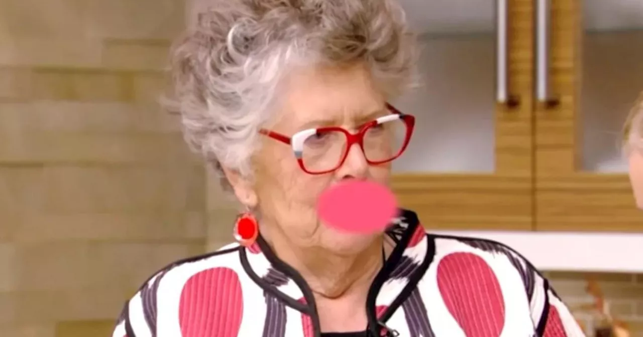 Bake Off star Prue Leith censored after making naughty King Charles comment