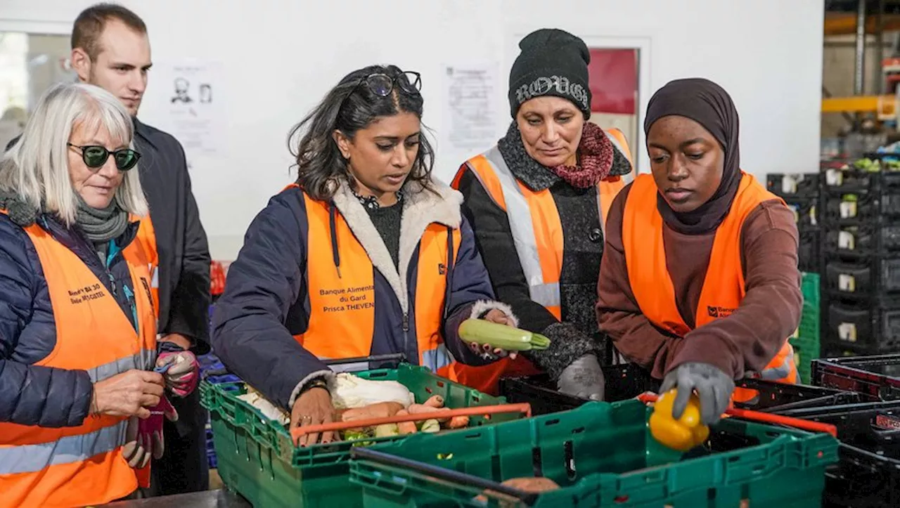 La Banque alimentaire du Gard lance sa grande collecte en compagnie de sa marraine, Prisca Thevenot