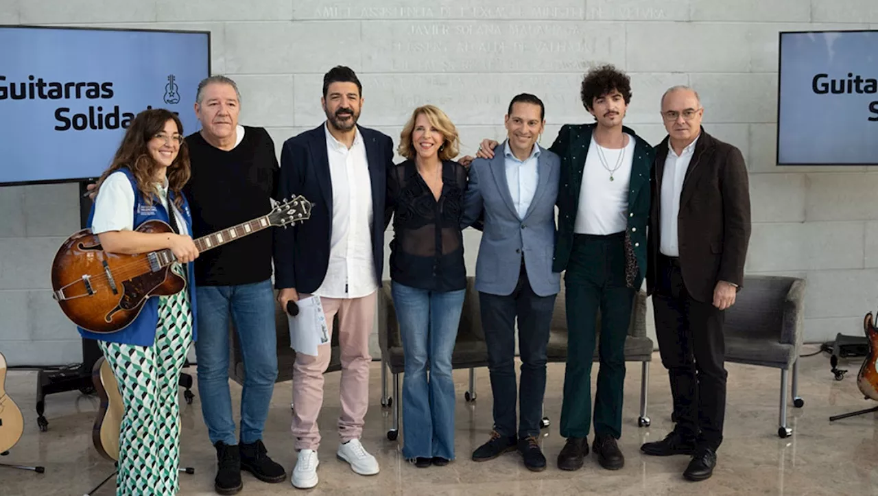 Alejandro Sanz, Hombres G y otros famosos españoles subastan sus guitarras a favor de los damnificados de 'Dan