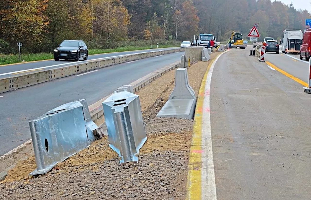 Endspurt auf der A93 vor der Winterpause: Ab Mitte Dezember ist die Autobahn wieder frei