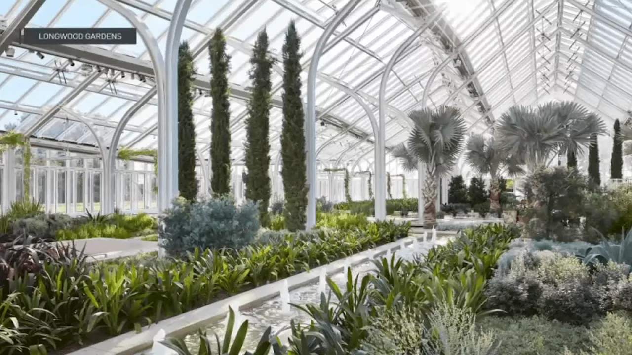 A revamp of Longwood Gardens' 17-acre conservatory and grounds is complete