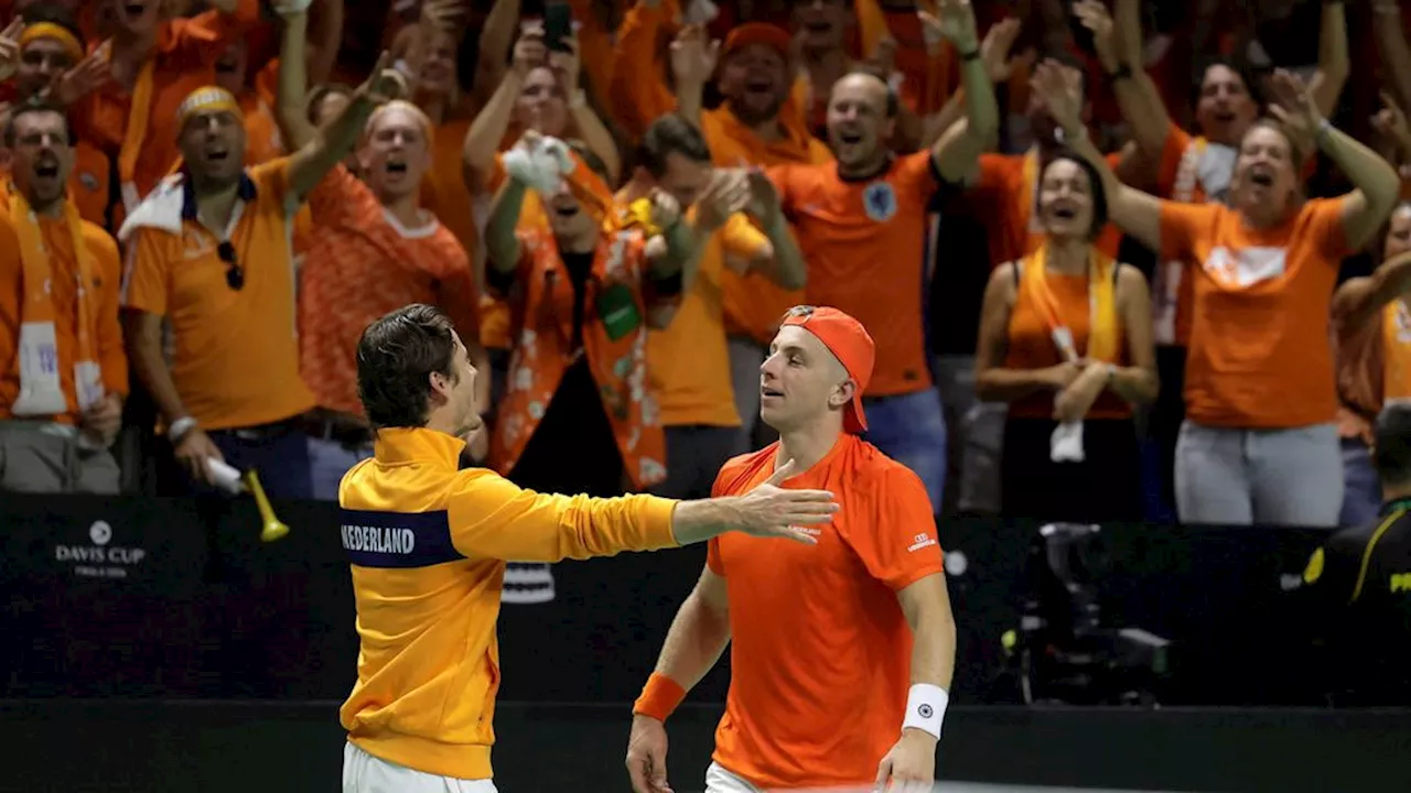 Euforie na bereiken Davis Cup-finale: 'Dit is waar ik voor tennis'