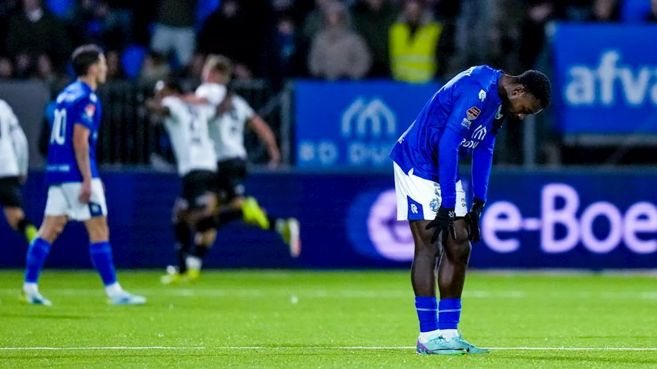 Doelpuntenfestival in eerste divisie: spektakel in Helmond, negatief record Vitesse