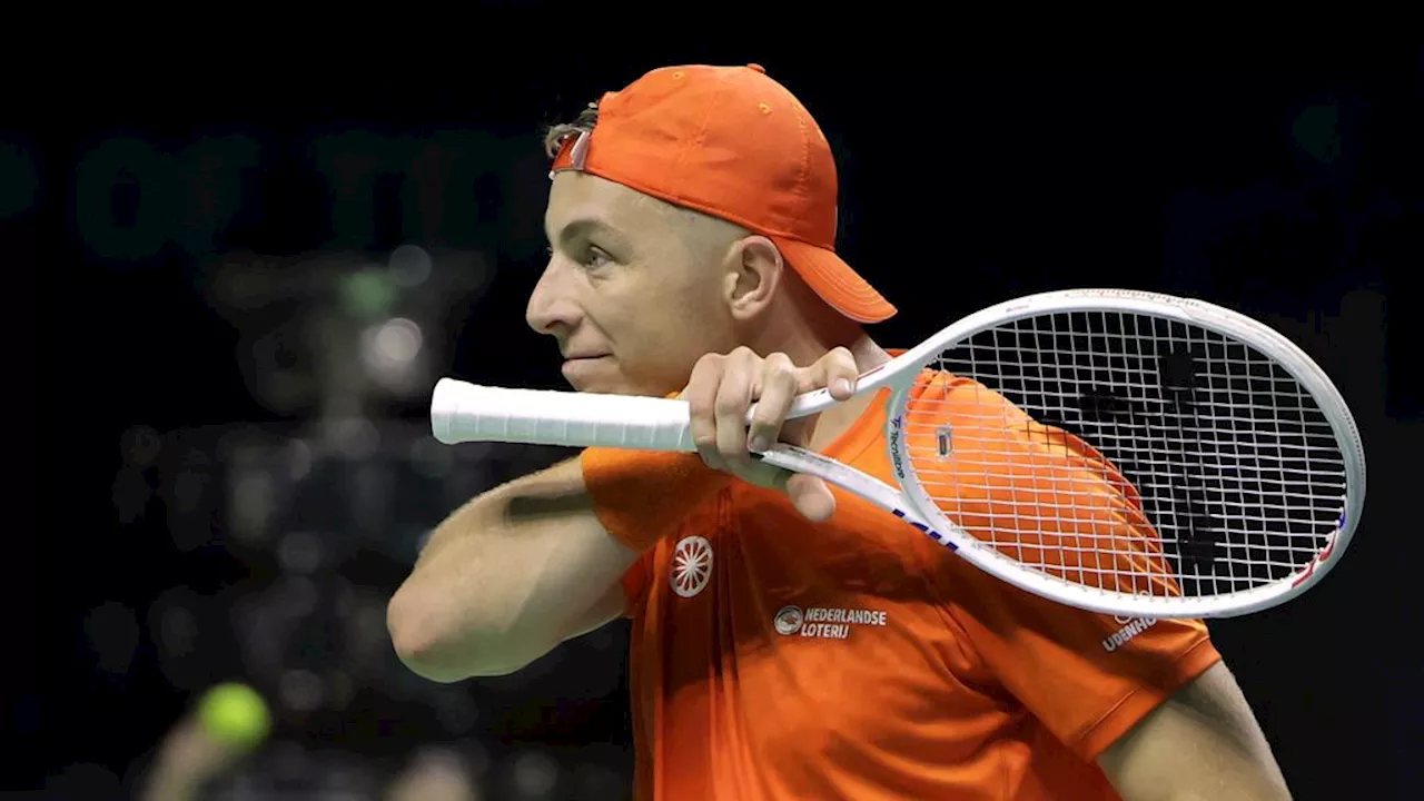 Griekspoor verliest eerste set van Struff • Nederland leidt in halve finale Davis Cup