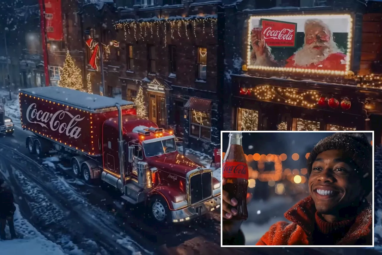 Coca-Cola responds to backlash over AI-generated Christmas ad: 'Creepy dystopian nightmare'