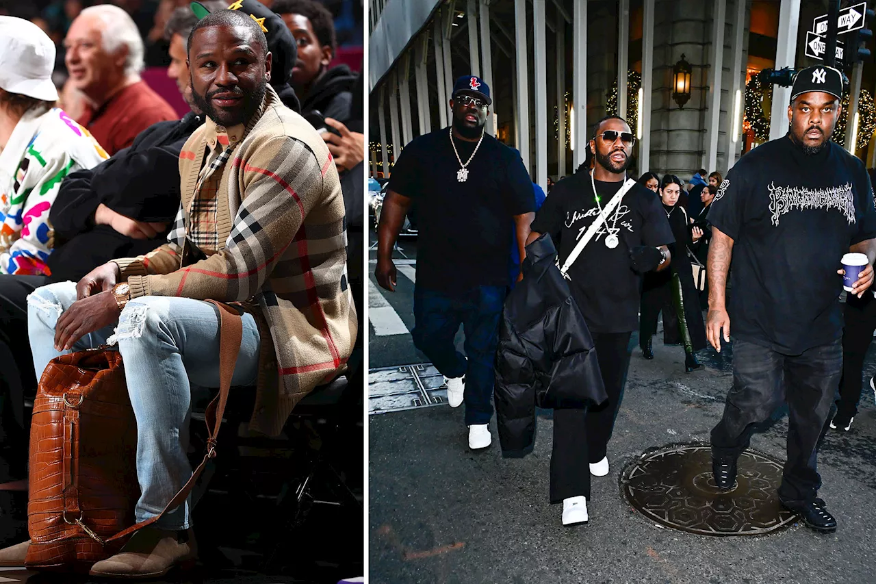 Floyd Mayweather bodyguards accused of smashing $3,000 camera at NYC studio