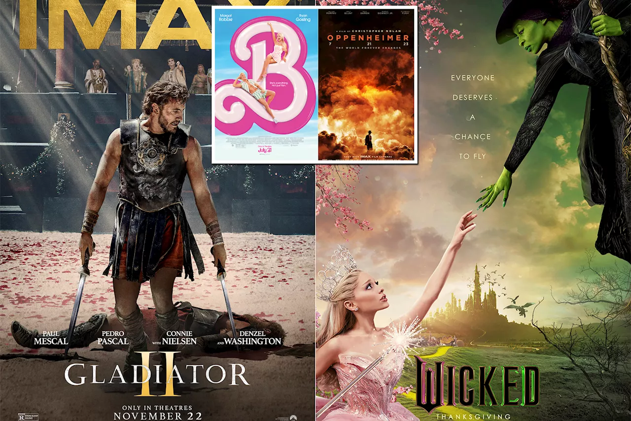 Is ‘Glicked’ the new ‘Barbenheimer’? ‘Wicked’ and ‘Gladiator II’ collide in theaters