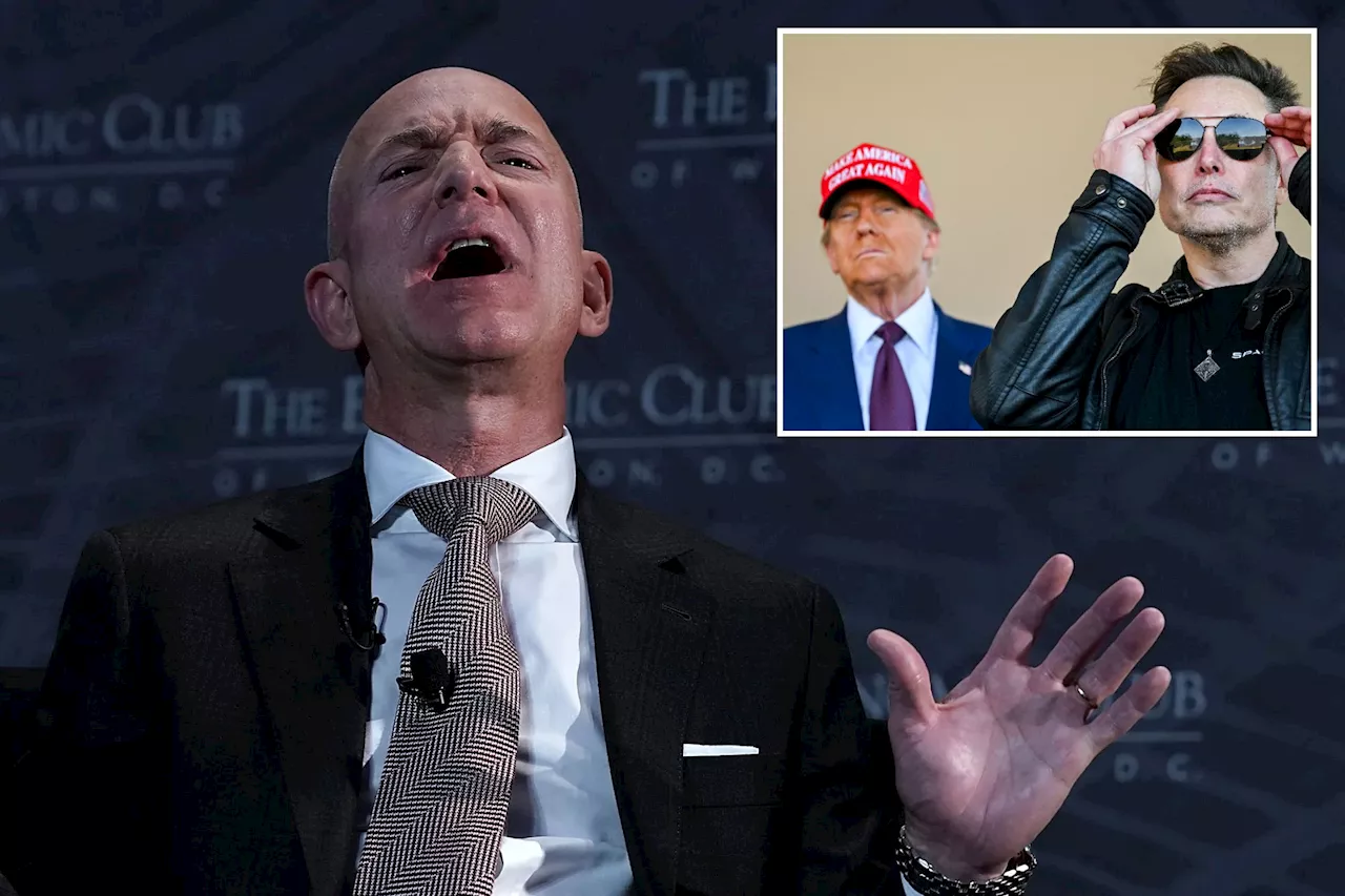 Jeff Bezos, Elon Musk feud over Trump election prediction: '100% not true'