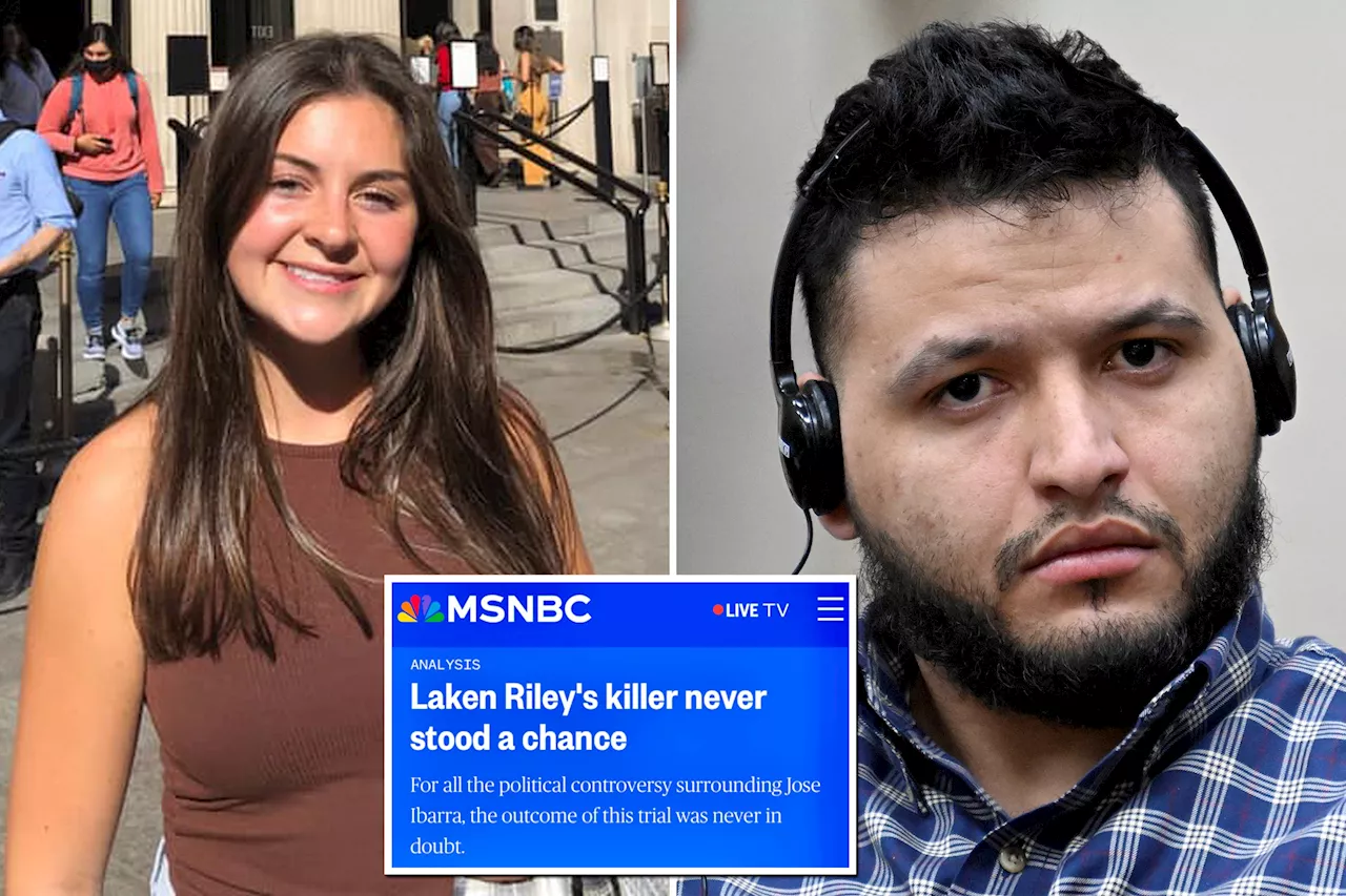 MSNBC slammed over article claiming 'Laken Riley's killer never stood a chance'