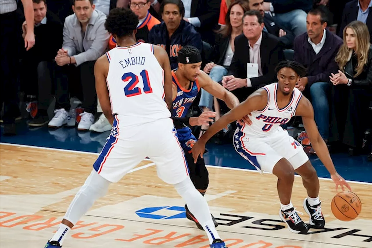 After latest Paul George injury, Sixers could lean into Joel Embiid-Tyrese Maxey two-man game