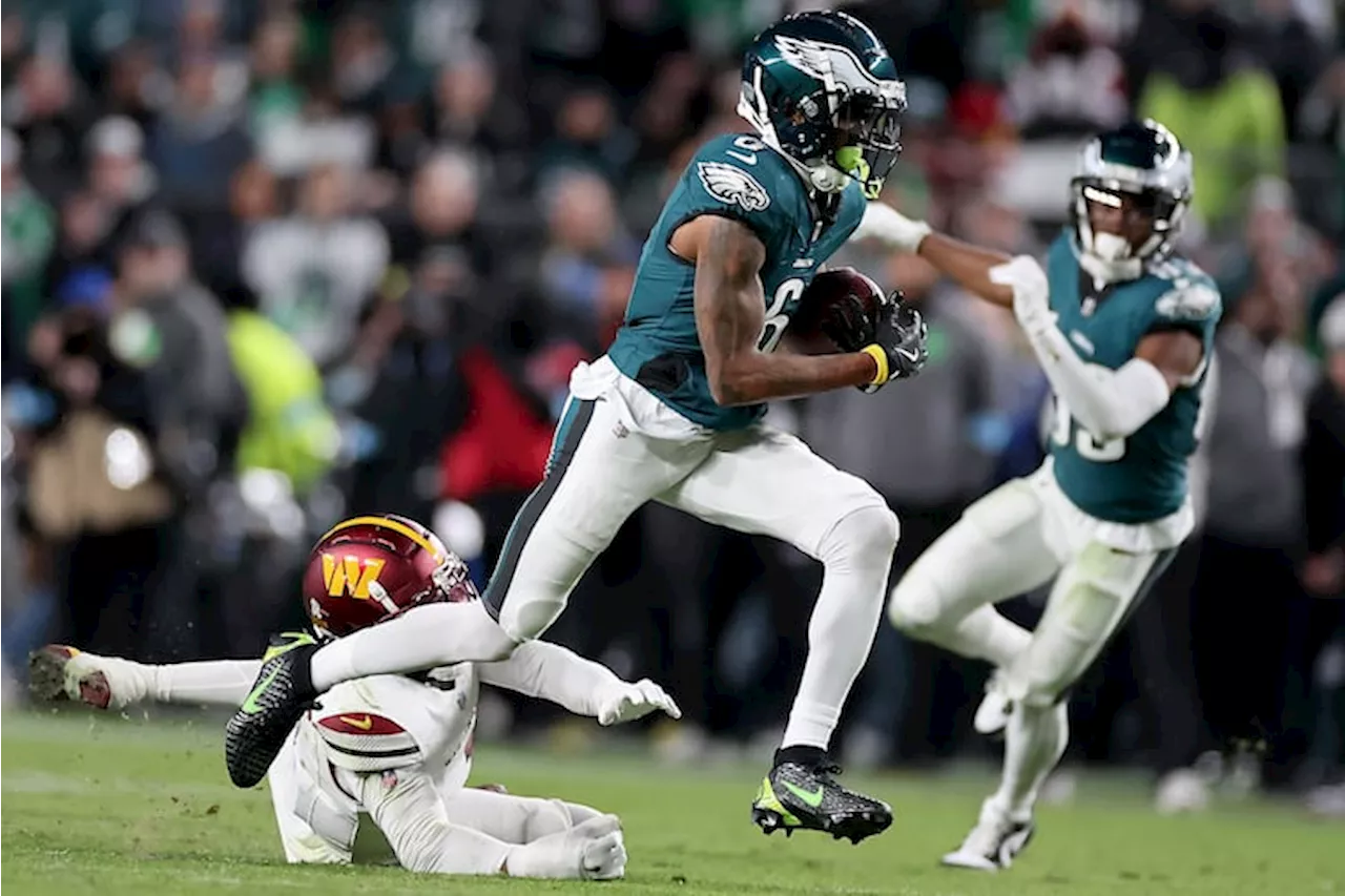 Eagles WR DeVonta Smith ruled out of Sunday’s game at Rams with hamstring injury