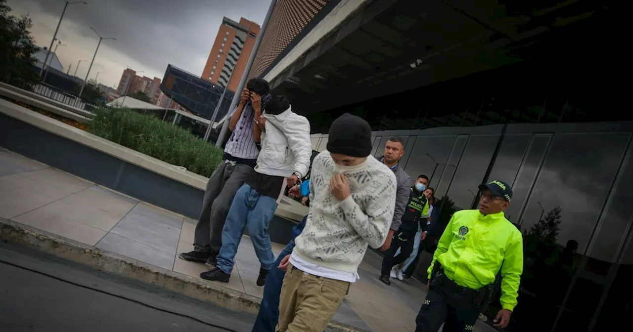 Cayeron en Bogotá ‘Los Ramsés’ y ‘Los Skarface’ bandas dedicadas al hurto de motocicletas