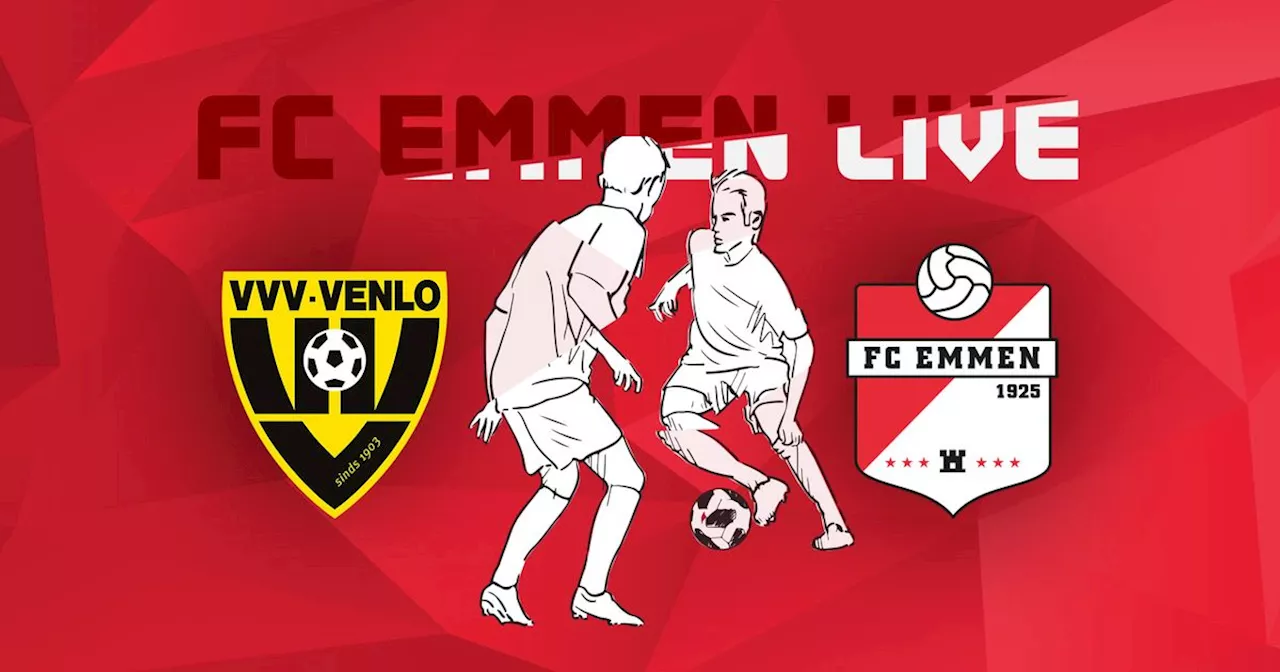 Lees terug: FC Emmen boekt uitzege bij VVV-Venlo (0-2)