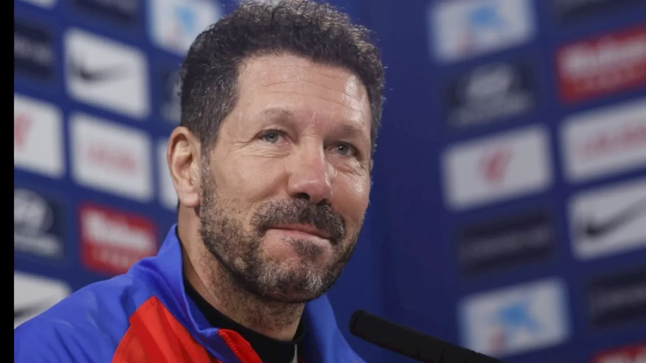 Simeone: 'Soy un agradecido al Atlético de Madrid, siento mucha alegría por estos 700 partidos'