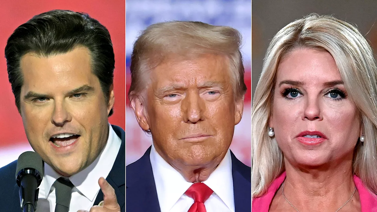 Trump elige a la ex fiscal general de Florida Pam Bondi como sucesora de Matt Gaetz