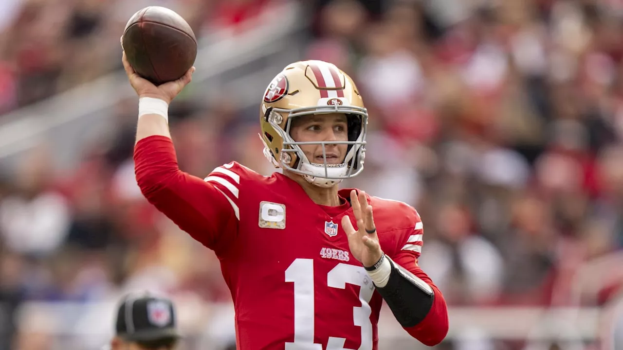 49ers Name Starting QB in Place of Injured Brock Purdy vs. Packers