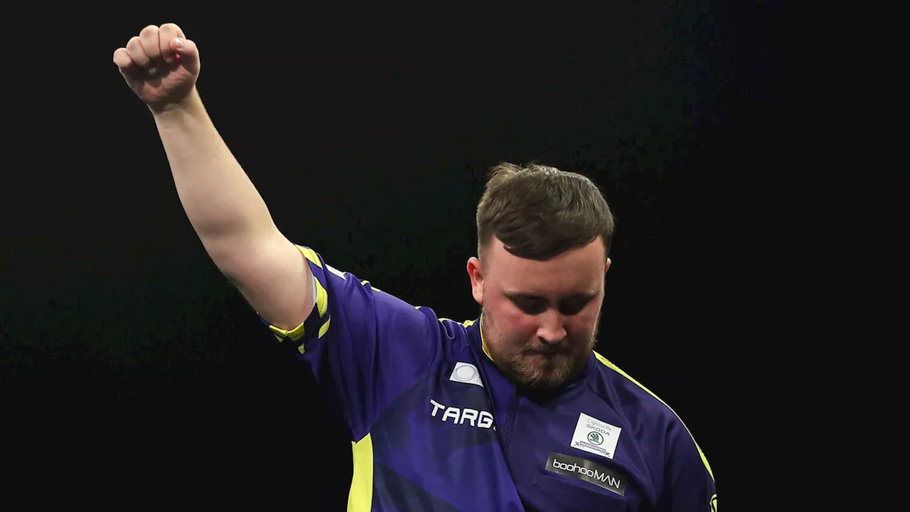 Luke Littler knocks Rob Cross for six in a stunning Players Championship Finals debut