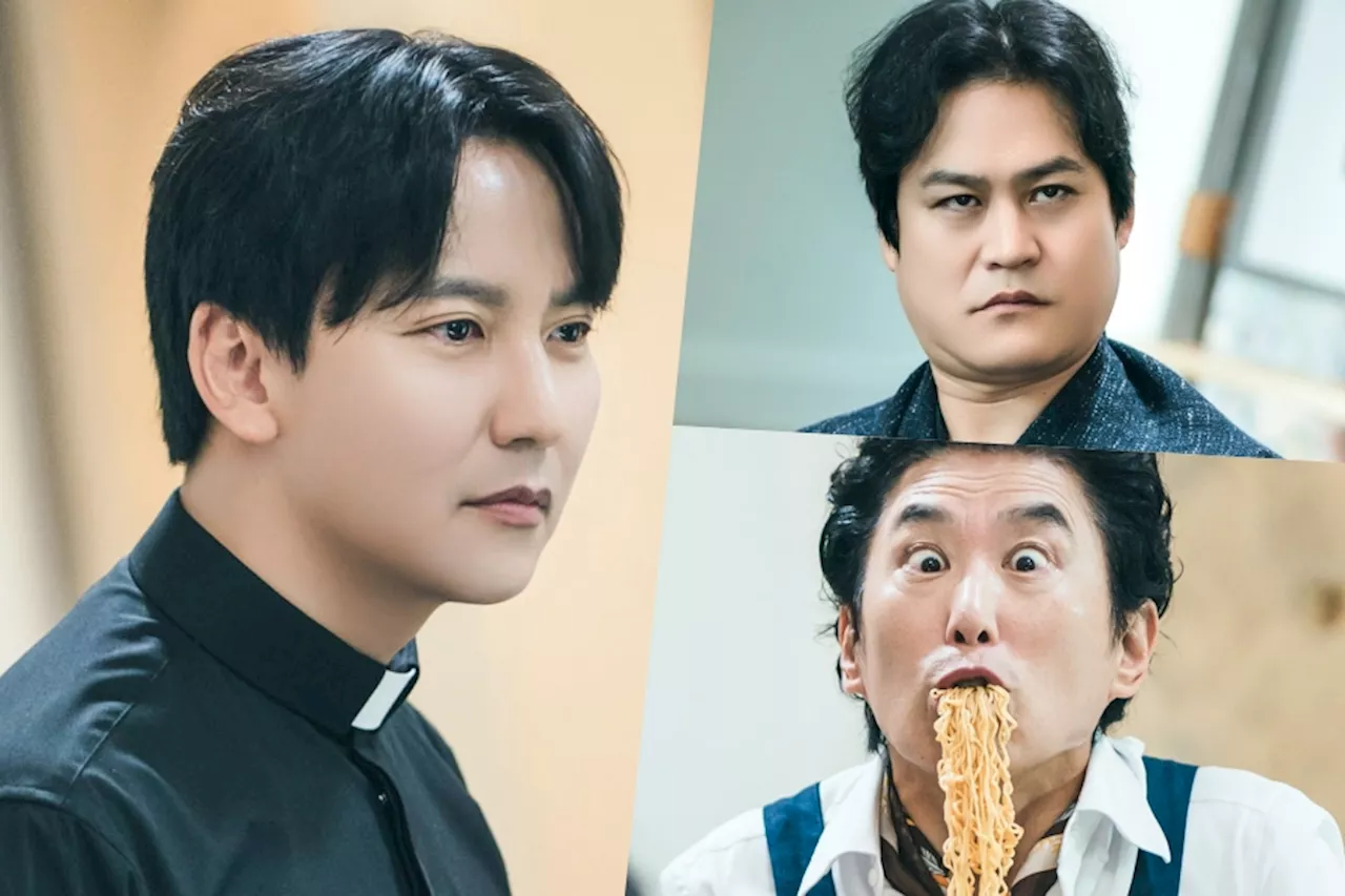 Kim Nam Gil, Kim Sung Kyun, And Kim Won Hae Stay Up All Night For Chaotic Strategy Session In “The Fiery Priest 2”