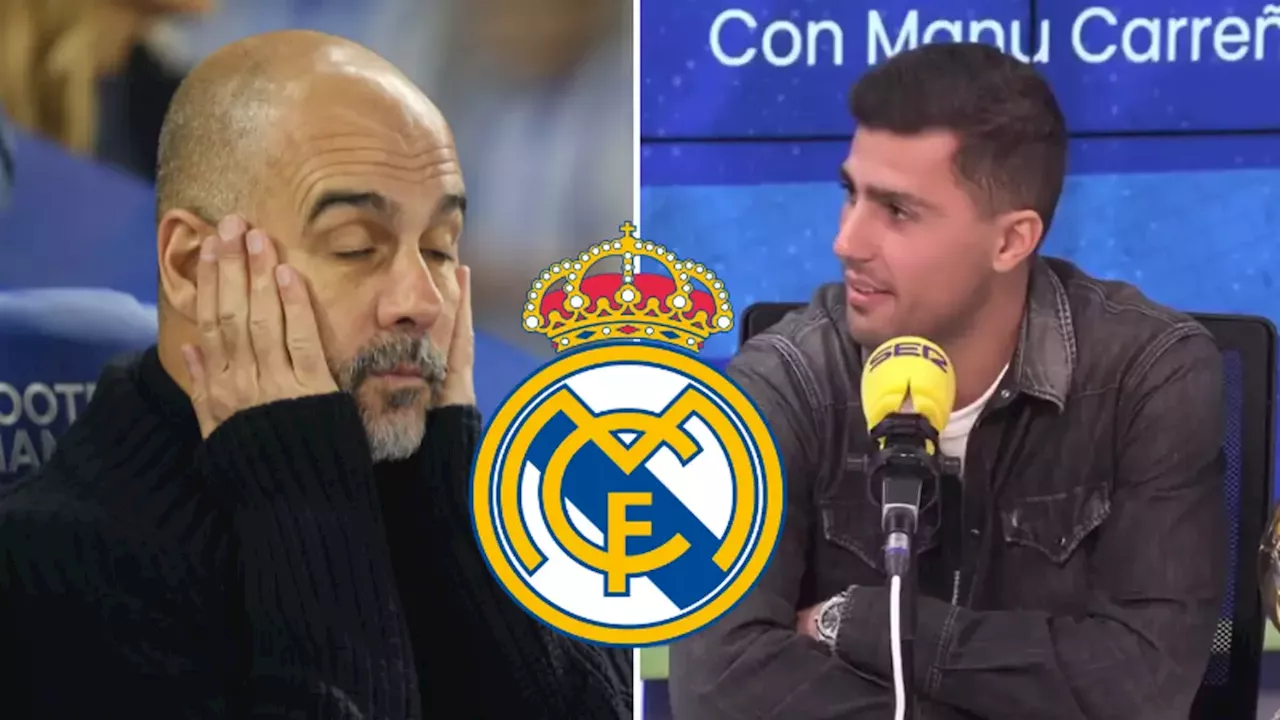 Man City fans extremely concerned after hearing Rodri's latest comment about Real Madrid