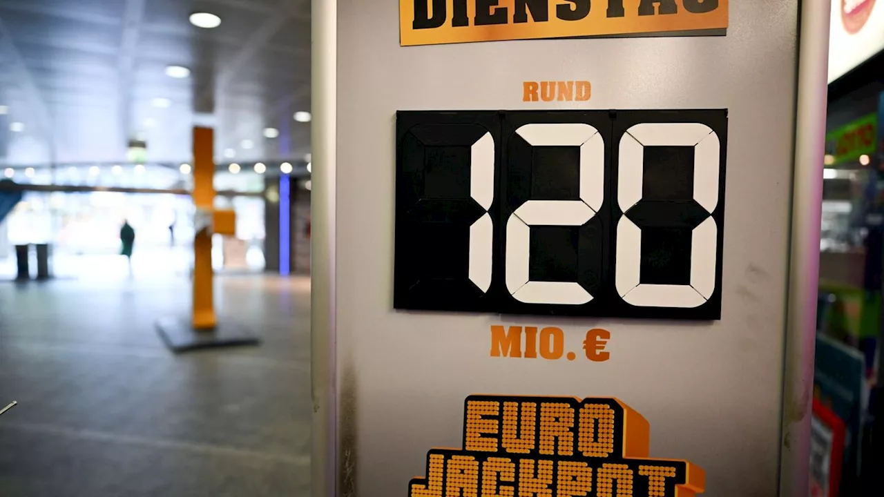 Glücksspiel: Nicht geknackt: 120 Millionen Euro bleiben im Eurojackpot