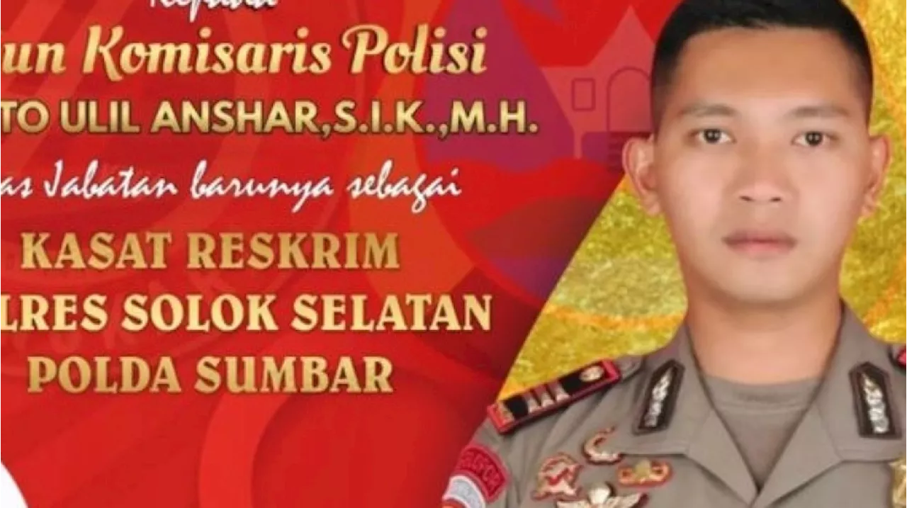 Profil AKP Ryanto Ulil Anshar, Kasat Reskrim Polres Solok Selatan yang Tewas Ditembak Kabag Ops