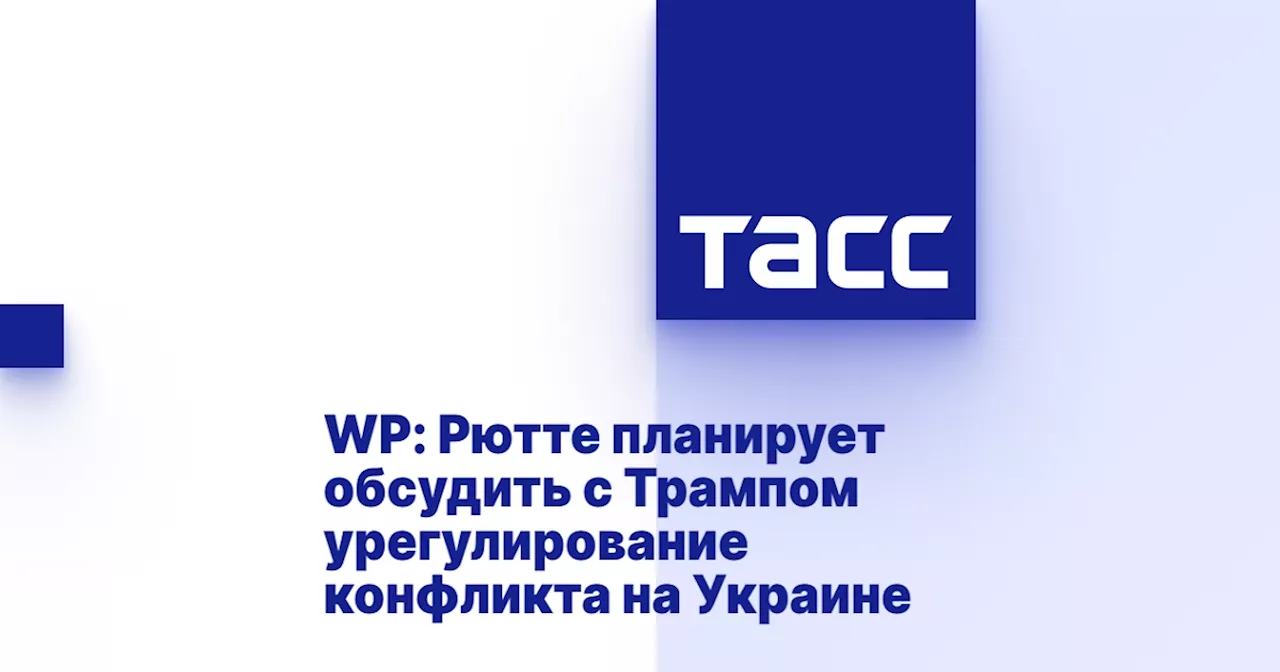 WP: Рютте планирует обсудить с Трампом урегулирование конфликта на Украине