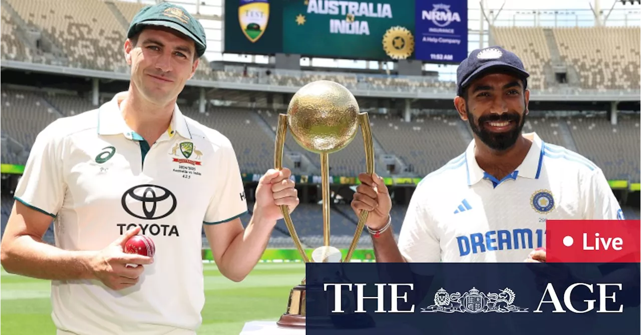 Live Test cricket updates: India bat first after axing champion spinners in Perth