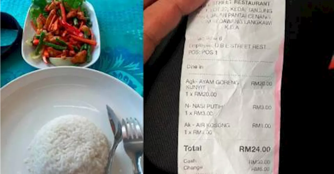 Langkawi eatery fined RM10,000 for RM20 ‘ayam goreng kunyit’