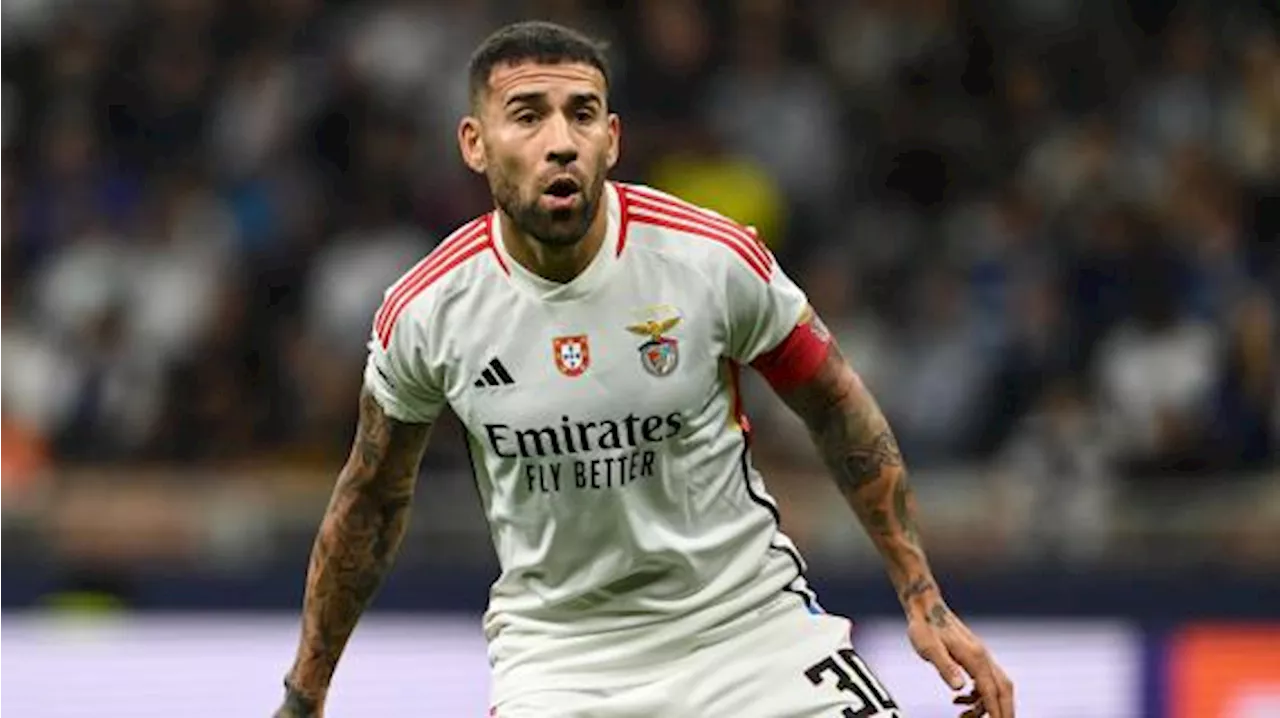 Otamendi-River Plate, il Benfica smentisce: 'Zero possibilità che parta a gennaio'