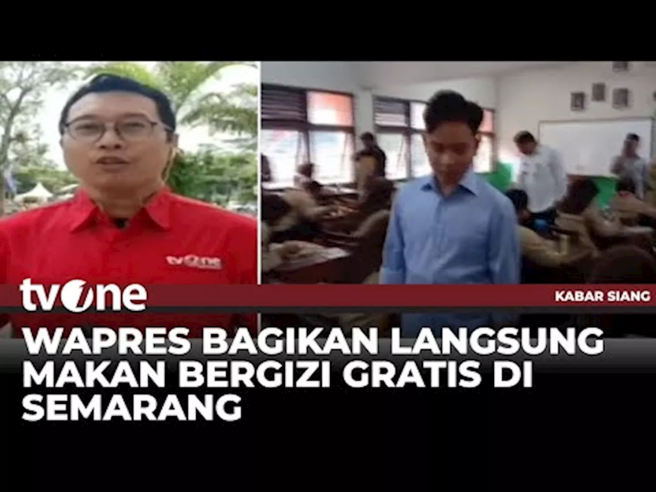 Wapres Gibran Berkunjung ke SMKN 7 Kota Semarang Meninjau MBG